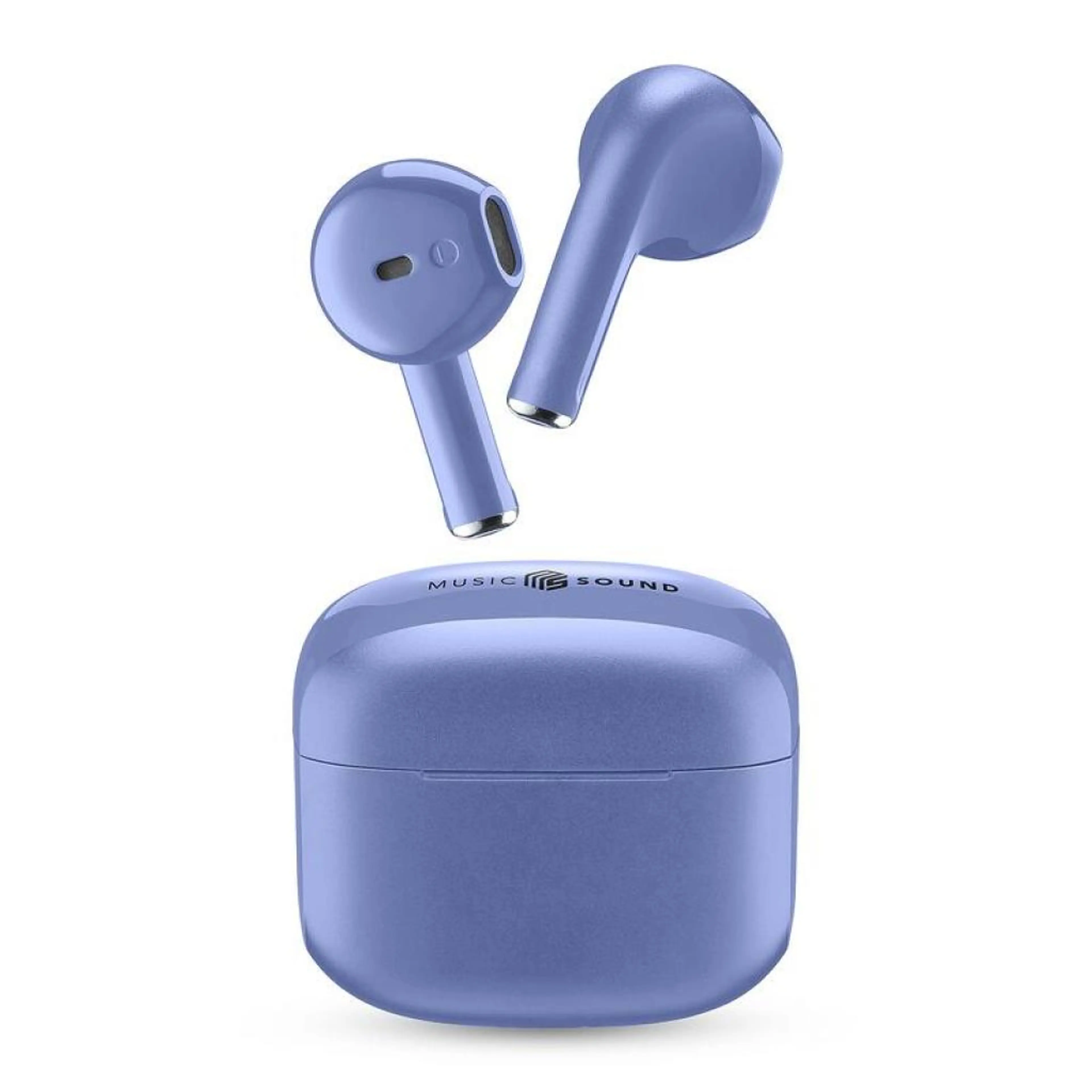 Bluetooth слушалки Music Sound Swag TWS, Сини