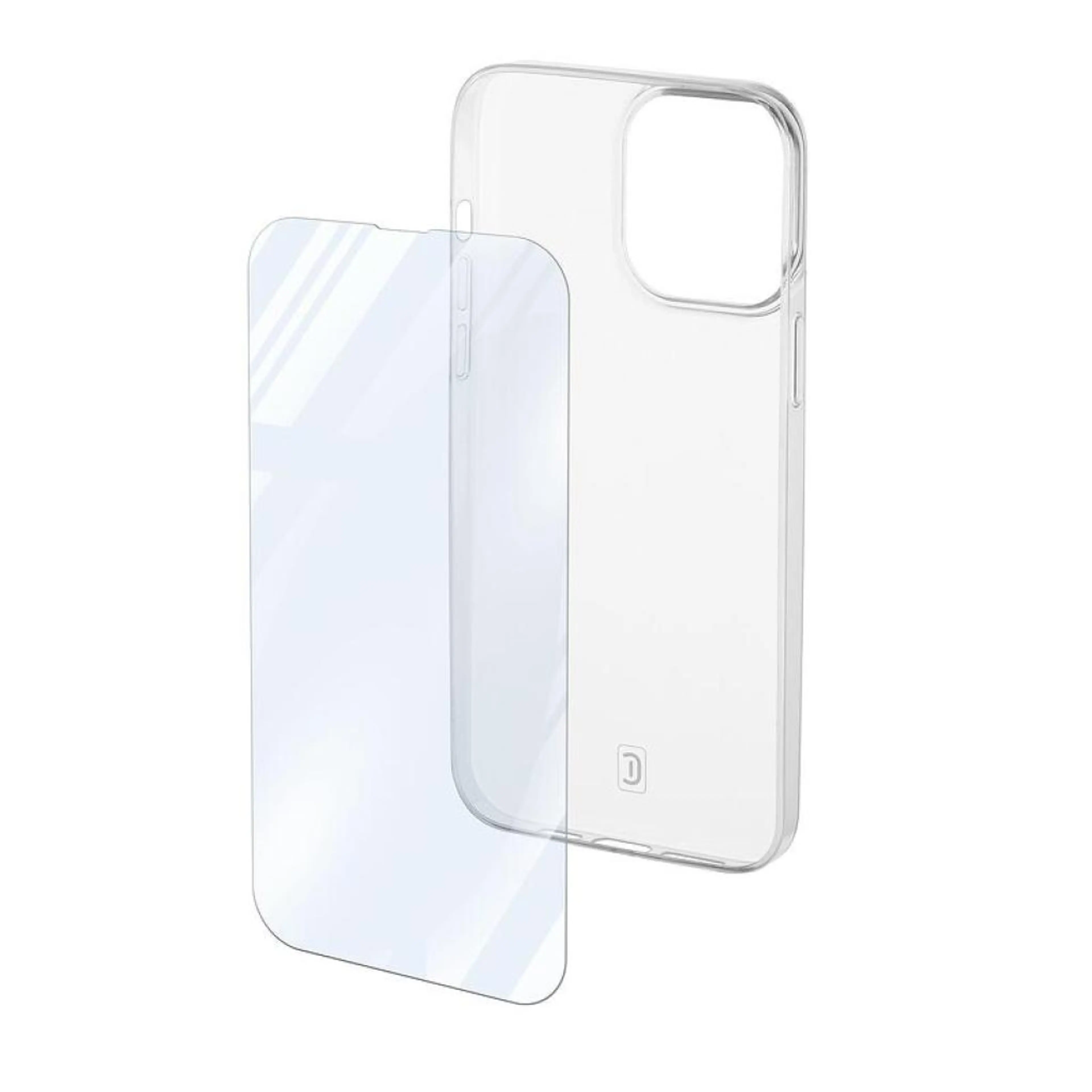 Пакет за iPhone 14 Pro Max- прозрачен калъф + протектор