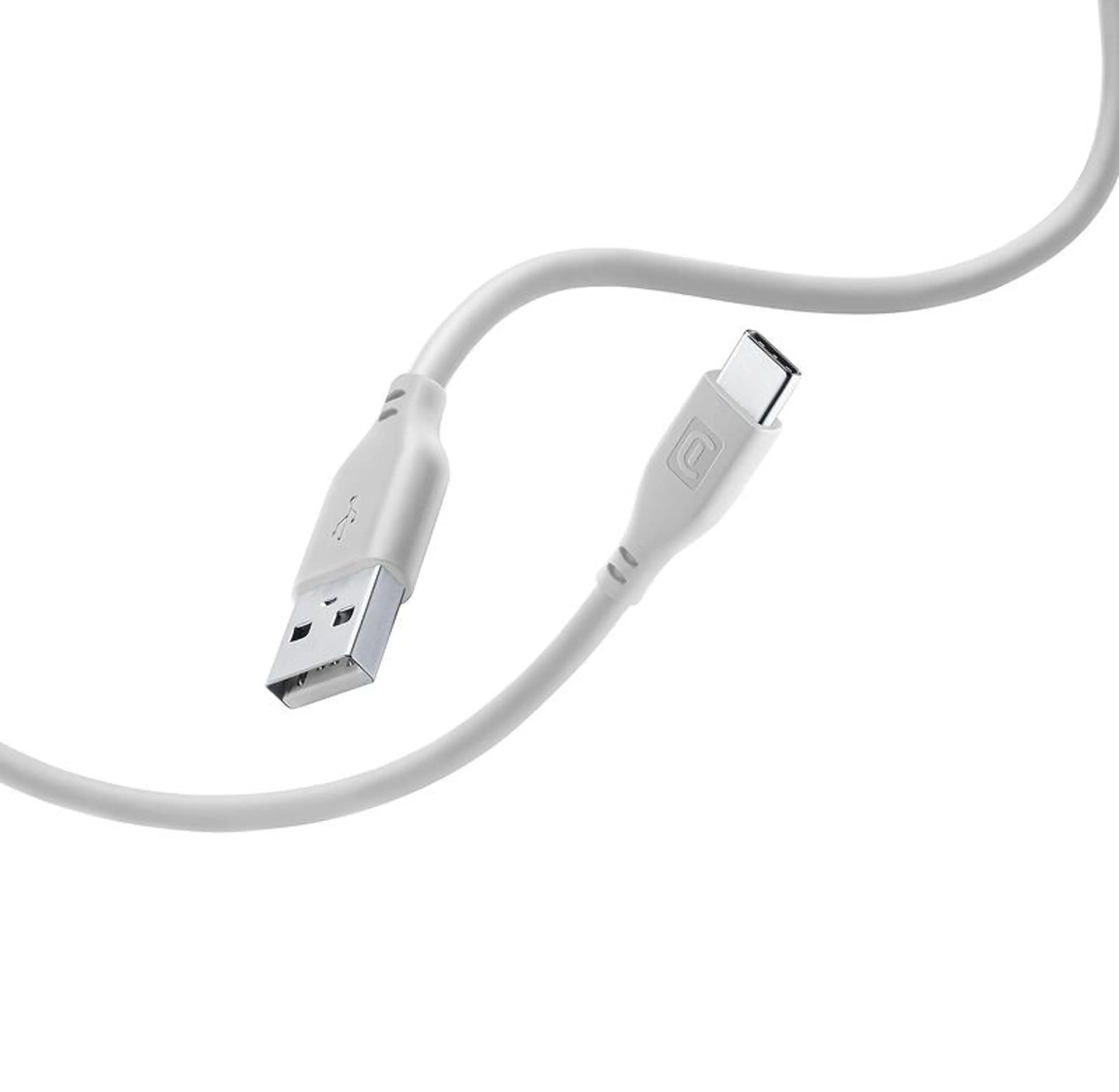 Кабел данни Soft USB към USB-C 1.2 м сив